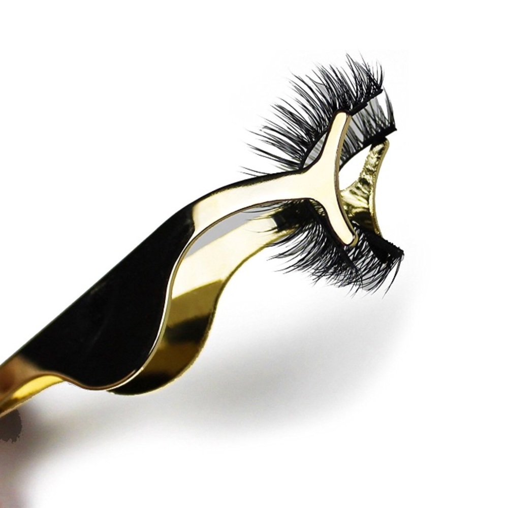 Magnetic Eyelash Application Tool - Gold